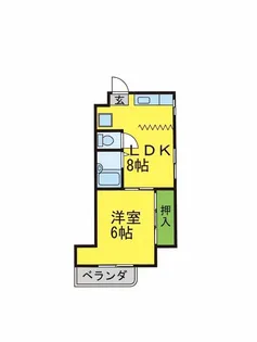 みずほマンション【4階】の間取り
