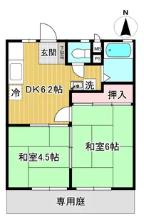 きさらぎハイツ【1階】の間取り