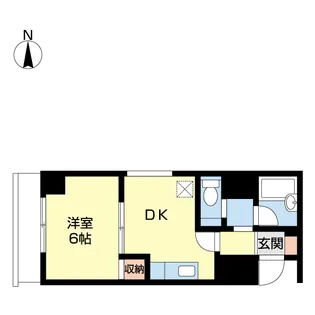 マンション高田館【5階】の間取り
