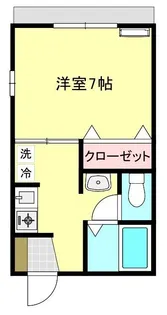 フリーダム【1階】の間取り