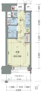 プレサンス名古屋STATIONビジュ【3階】の間取り