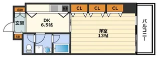 ビエラ老松【7階】の間取り