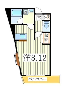 ライフ我孫子【5階】の間取り