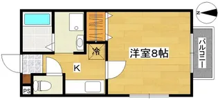 パセオステーブルKM水の森【1階】の間取り