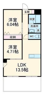 アソルティ伝馬町【2階】の間取り