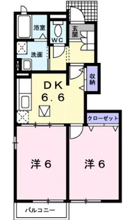 ピーノパストラル4【2階】の間取り
