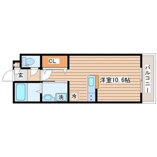 ファイゾニア中田【2階】の間取り