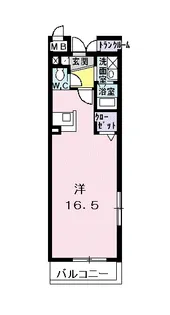 Belle・Rise【2階】の間取り