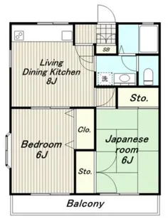 グリーンドエル一の宮【1階】の間取り