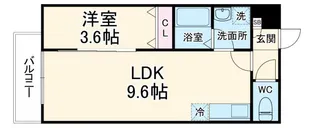 ジーメゾン川越南大塚グランディール【3階】の間取り