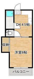 葵コーポ【1階】の間取り