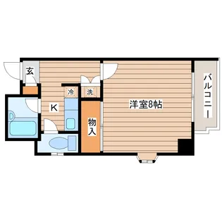 ロイヤルヒルズ泉崎【4階】の間取り