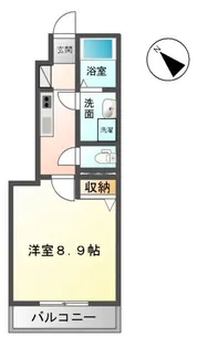グリュックV【1階】の間取り
