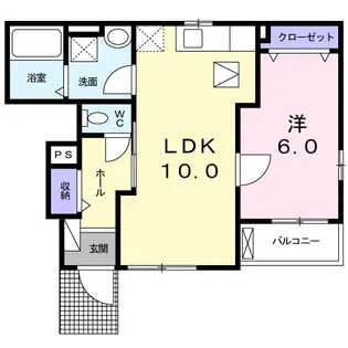 グレイス ガーデン【1階】の間取り