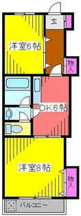 メゾンピュール【4階】の間取り