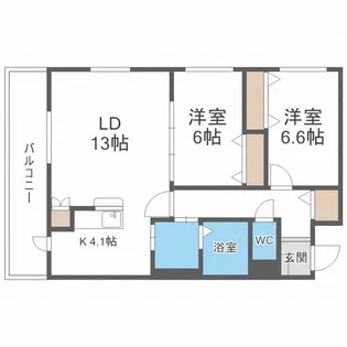 アヴァンティ ヒルズ【1階】の間取り
