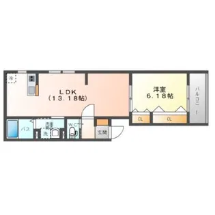 Ciel Court門真南【3階】の間取り