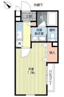 カオルテ【1階】の間取り