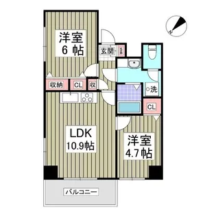 NBM【4階】の間取り