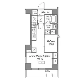 ACP Residence両国【7階】の間取り