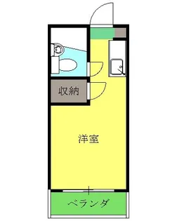 レジデンスカープ八王子【3階】の間取り