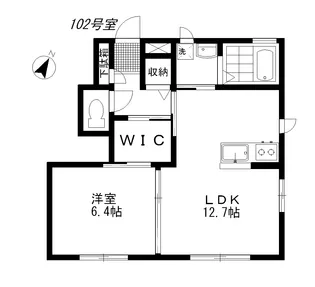 chez moi(シェモア)【1階】の間取り