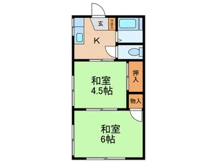 小澤荘 A棟【2階】の間取り