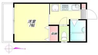 メゾンドエスペランスB【2階】の間取り