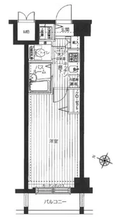 トーシンフェニックス上野毛【5階】の間取り