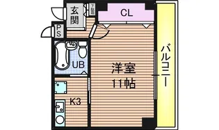 メゾン・デ・アムール【3階】の間取り