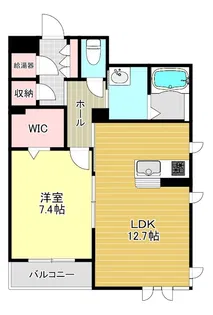アルフートB【1階】の間取り