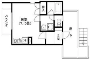 フェリシェ【2階】の間取り