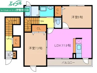 リバーサイドヴィラ【2階】の間取り