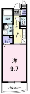 レーヴダンジュII【1階】の間取り