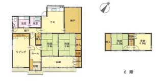 岡山県玉野市奥玉2【一戸建】の間取り