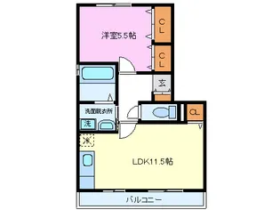 静岡県駿東郡長泉町下土狩【アパート】の間取り