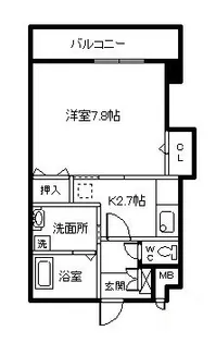 HALELEA ROCCA【2階】の間取り