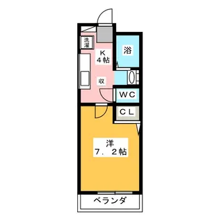 クレストハイムMaihama【1階】の間取り