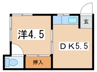 萩原荘【2階】の間取り