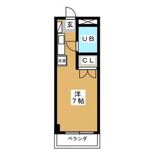 IE大鳥居【3階】の間取り