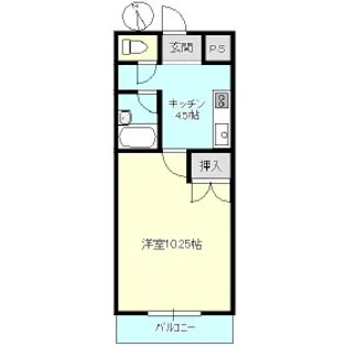 メルベイユ盛岡2【1階】の間取り