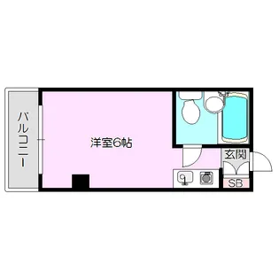 マンションのぞみ【5階】の間取り