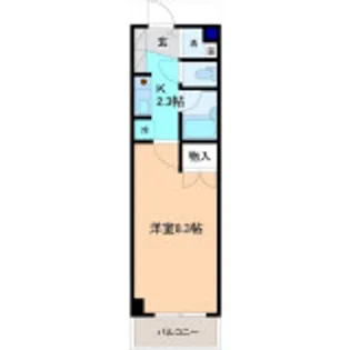 ラポールフジエ【2階】の間取り