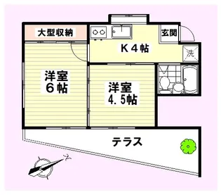 コーポセト【1階】の間取り