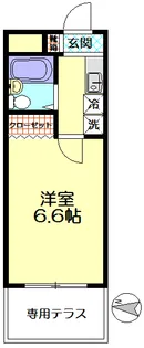 グリーンハイム北島【1階】の間取り