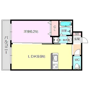 アイズグランデ【3階】の間取り