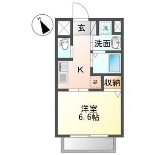 ラヴァリエ【2階】の間取り