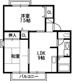 メゾンファミール【1階】の間取り
