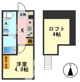 ハルティーニ【2階】の間取り