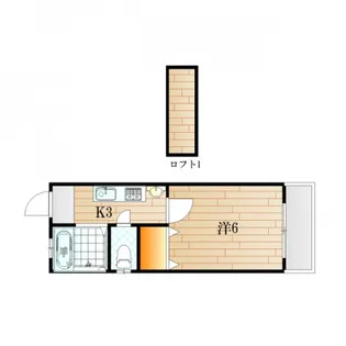 レジデンスYURI【1階】の間取り